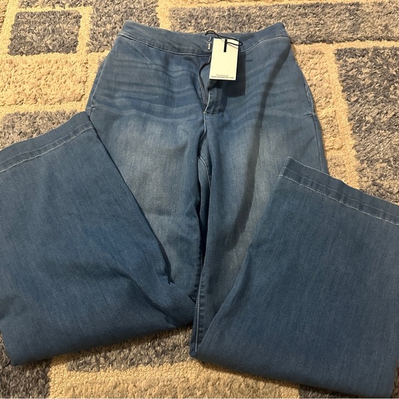 Oat New York Wide Leg High-Rise Jeans NWT Women 6/28 - Picture 1 of 16